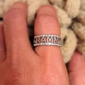 Sterling silver GRAMMY ring